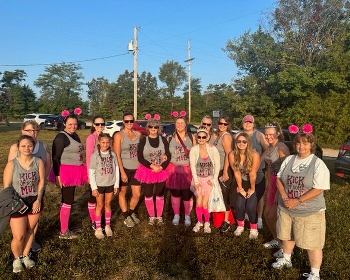 Tyler Coupling supports the National Breast Cancer Foundation with Muddy Princess Mud Run